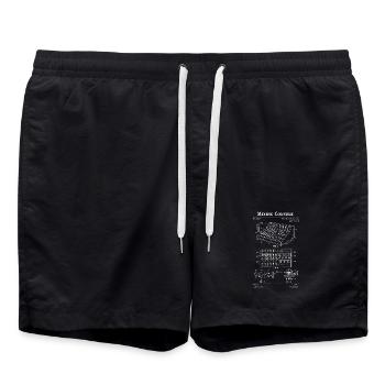 Blueprint Mixing Console - Swim Trunks - black - Front - AI Model Male 185 light (185cm)