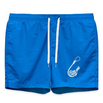 Bite Me Hook Grafik-Tee - Badeshorts - Cobalt blue - Vorne
