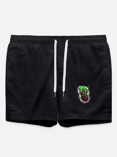 Crâne de bûcheron - Short de bain - noir