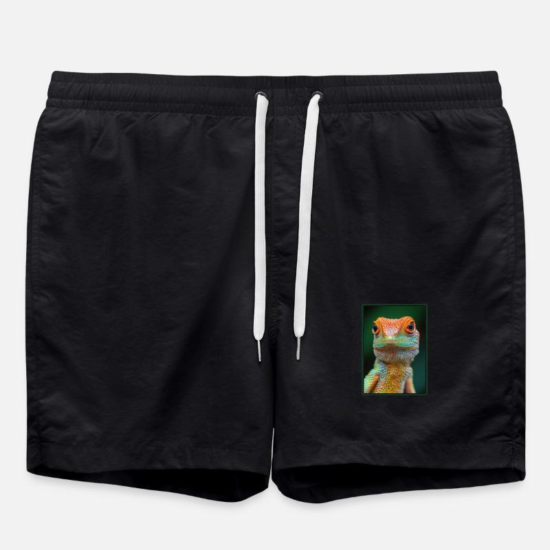 Lizards Lizard - Swim Trunks - black