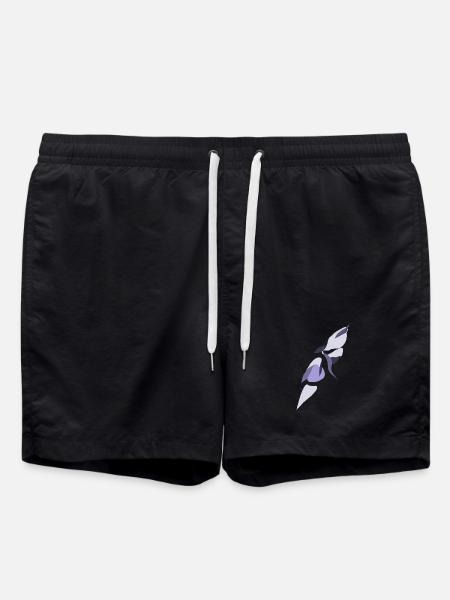 Wings of Shadow and Light - Swim Trunks - black