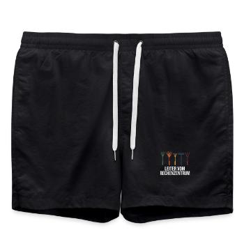 Welchen Teil Von Verstehst Du Nicht Programmierer - Badeshorts - Schwarz - Vorne - AI Model Male 185 light (185cm)