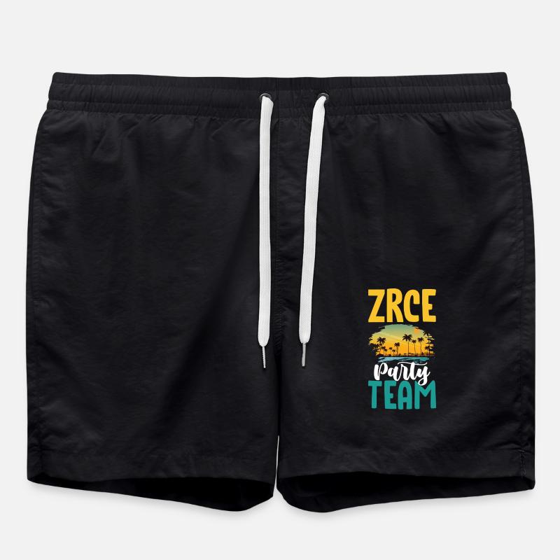 Zrce Party Team - Swim Trunks - black