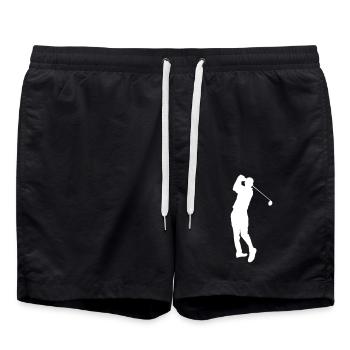 Golfeurs - Short de bain - noir - Devant - AI Model Male 185 light (185cm)