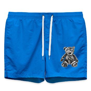Ours en peluche jouet avec cache-oeil - Short de bain - cobalt blue - Devant
