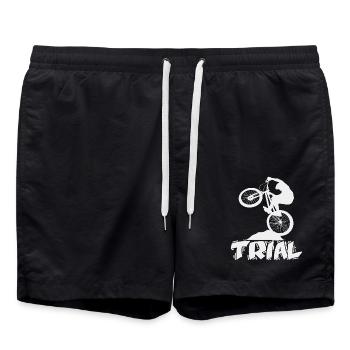 Bike Trial - vélo - Short de bain - noir - Devant - AI Model Male 185 light (185cm)