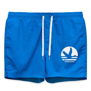 Grue japonaise et Japon coucher de soleil - Short de bain - cobalt blue - Devant