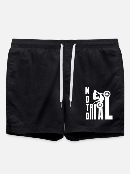 Moto Trial News - Trial Bike Rider - Swim Trunks - black