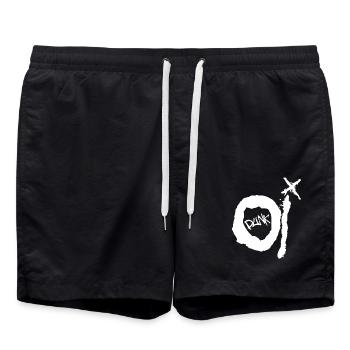 Oi Punk - Swim Trunks - black - Front - AI Model Male 185 light (185cm)