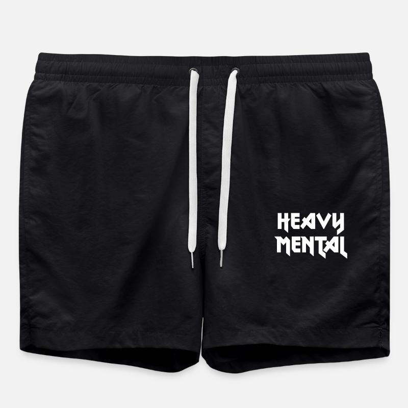 Heavy Metal - médium lourd - Short de bain - noir