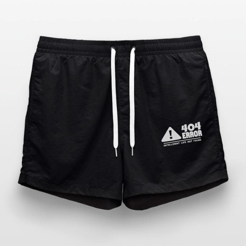 Computer- und Programmierer Geek. 404 Fehler Badeshorts