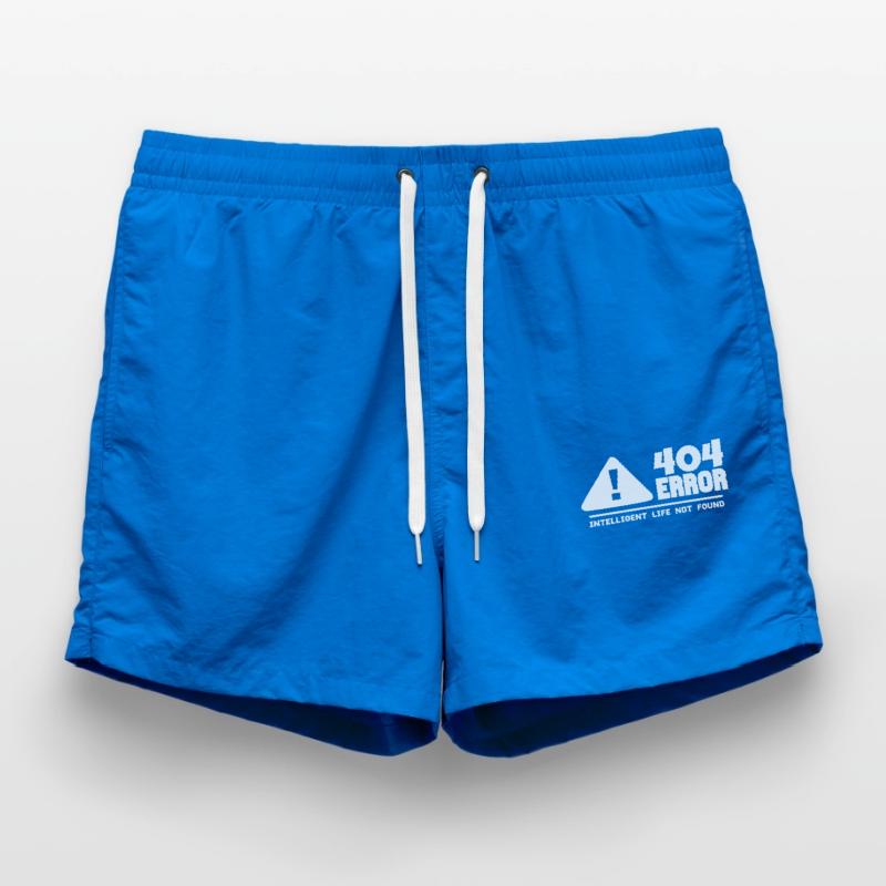 Computer and programmer geek. 404 Errors Swim Trunks