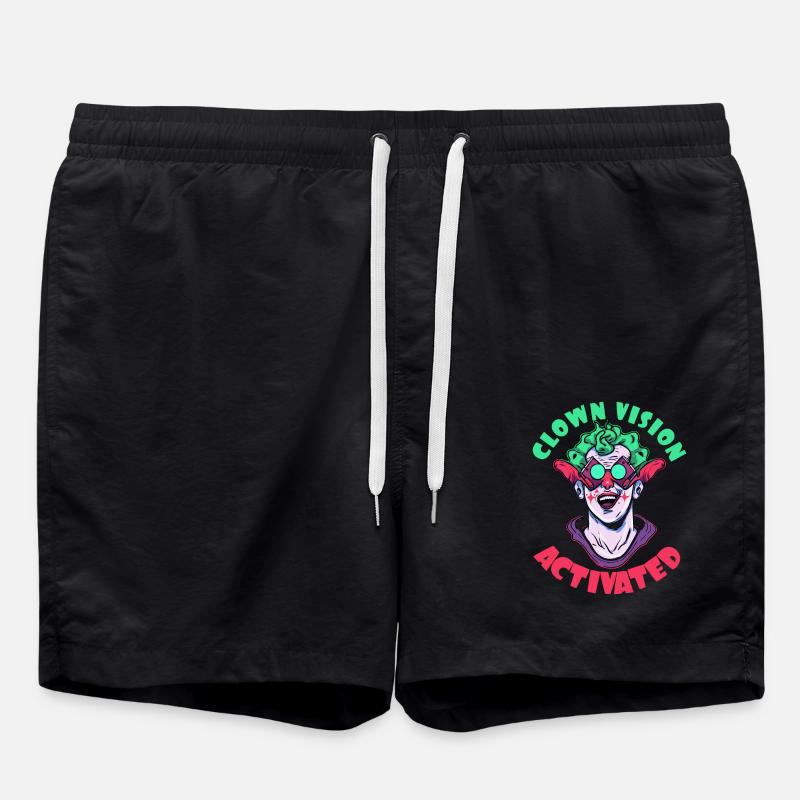 Vue Clown activée - Short de bain - noir
