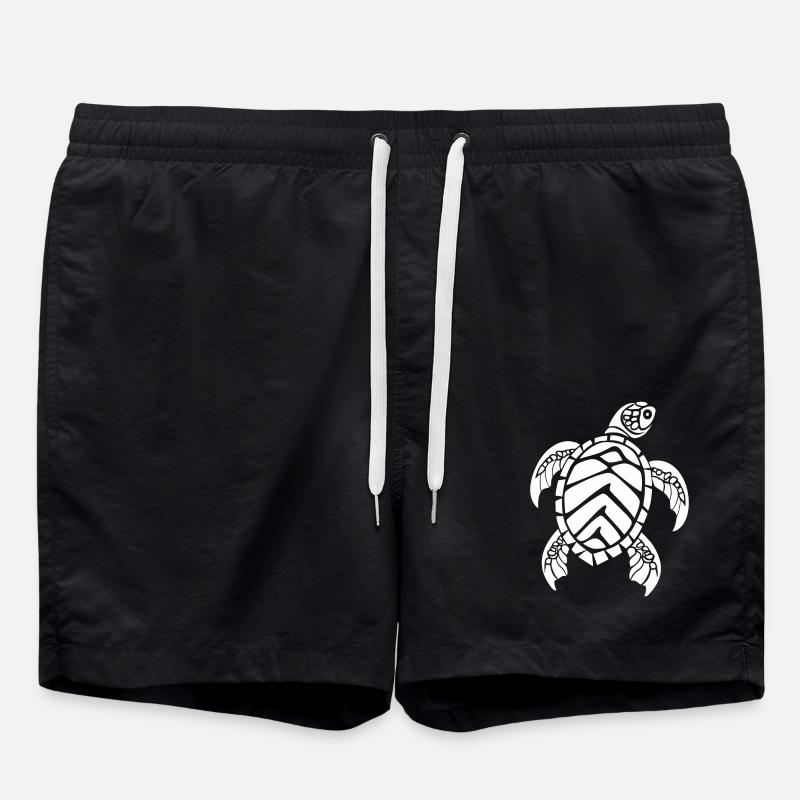 Sea turtle - Swim Trunks - black