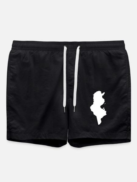 Tunisia Country - Swim Trunks - black