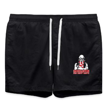 Kaiserslautern und sonst nichts - Badeshorts - Schwarz - Vorne - AI Model Male 185 light (185cm)