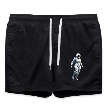 Diver - Hobby Sticker - Swim Trunks - black - Front - AI Model Male 185 light (185cm)