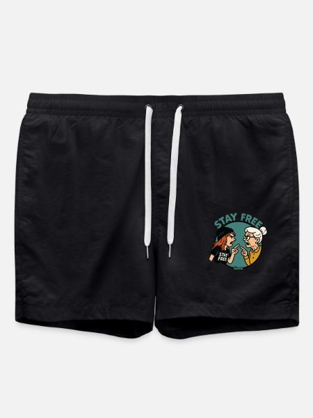 Stay Free: Generations in dispute - Swim Trunks - black