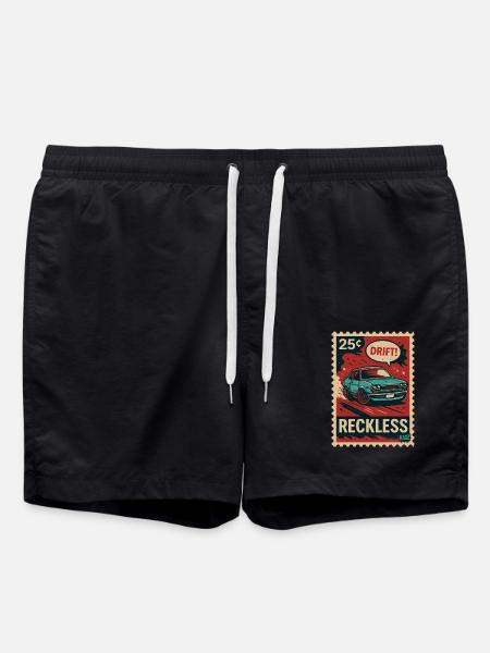 Stamp Poster: DRIFT! –Inconsiderate - Swim Trunks - black