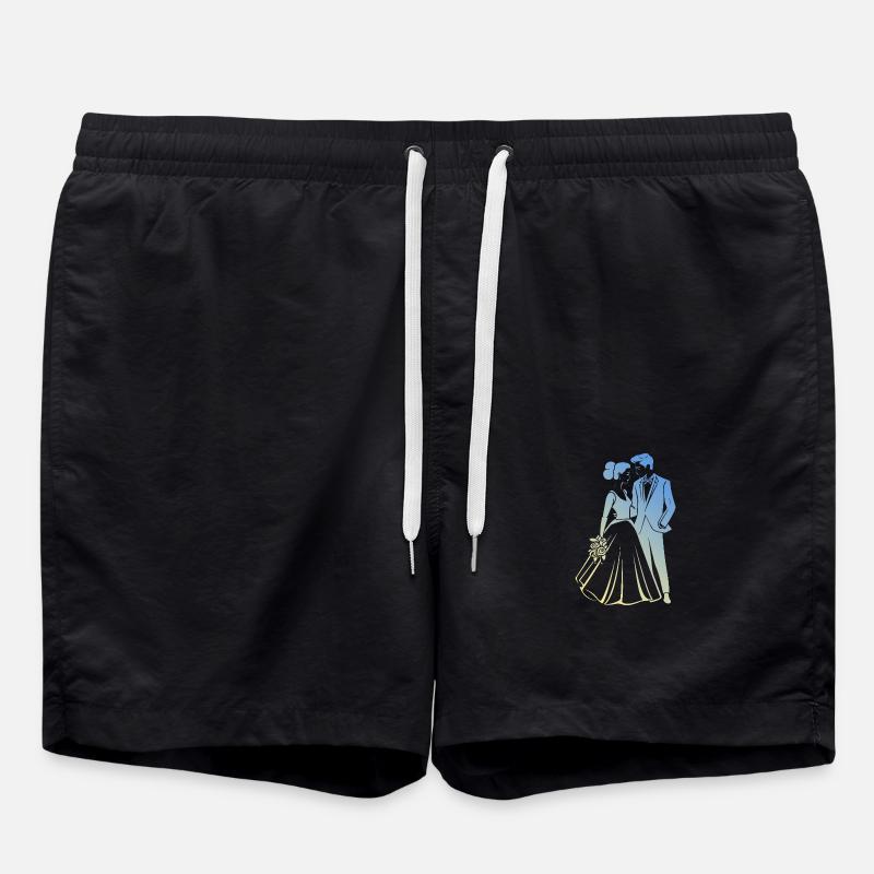 Marié Jeunes mariés - Short de bain - noir
