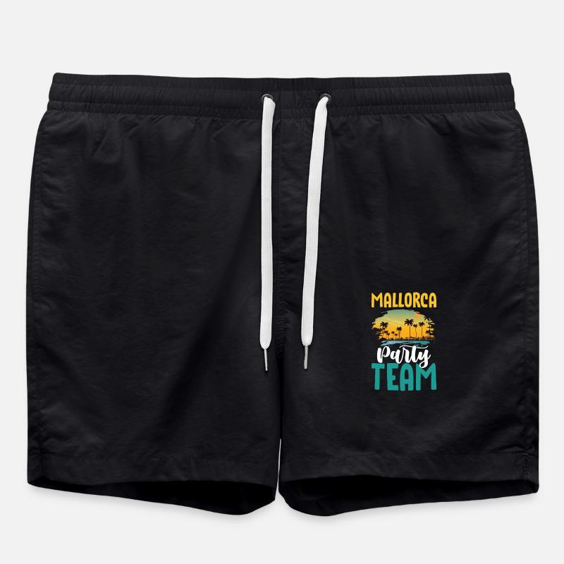 Mallorca Party Team - Swim Trunks - black