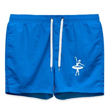 Classical Ballerina Magic of Dance Movement - Swim Trunks - cobalt blue - Front