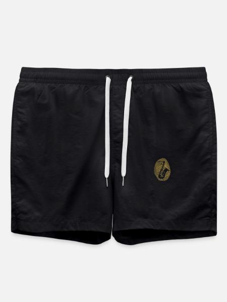 Saxophone Design - Swim Trunks - black