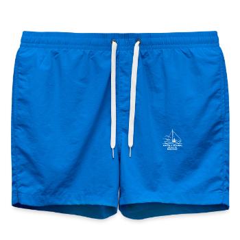 Sailing, Breathing, Calm, Sailboat - Swim Trunks - cobalt blue - Front