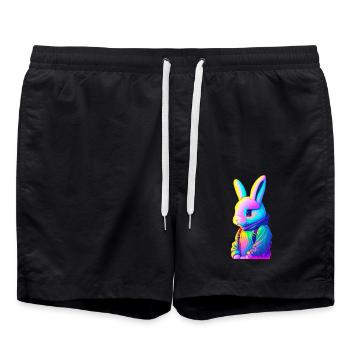 Rabbit Urban Style - Swim Trunks - black - Front - AI Model Male 185 light (185cm)