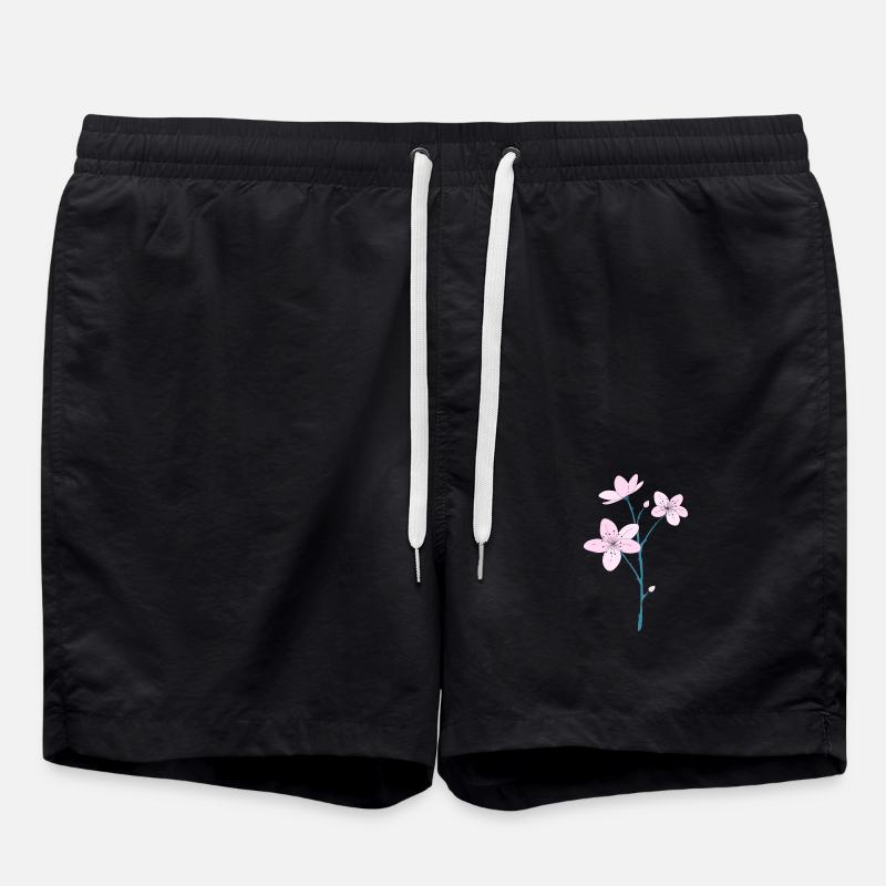 Cherry blossom - Swim Trunks - black