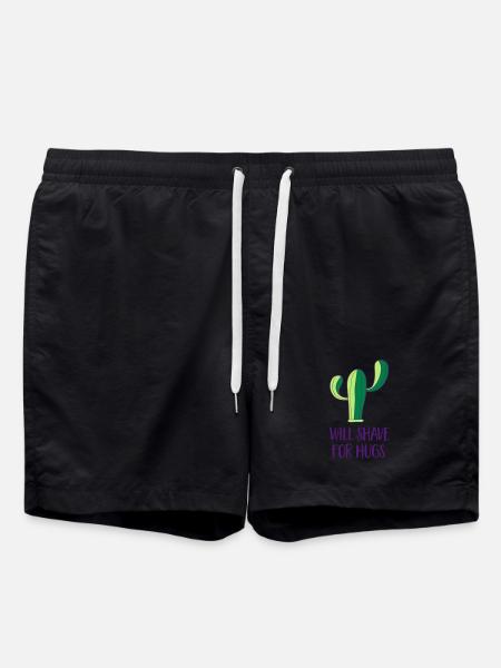 Cactus - Shave - Swim Trunks - black