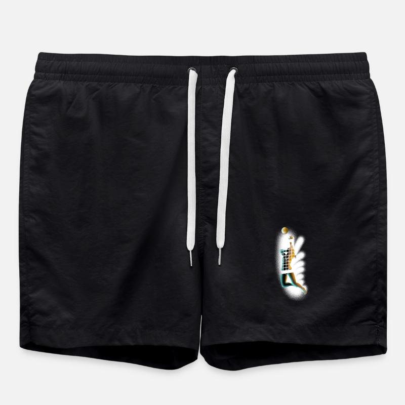 Volleyball - Badeshorts - Schwarz