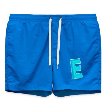 Buchstabe E Anfangsbuchstabe Zeichen - Badeshorts - Cobalt blue - Vorne