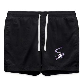 Plaisir sur les pistes Saut à ski Ski Sports d’hiver - Short de bain - noir - Devant - AI Model Male 185 light (185cm)