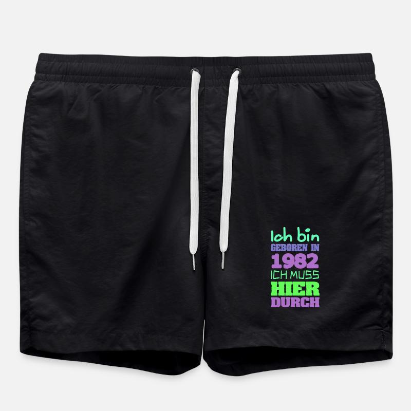 1982 - Swim Trunks - black