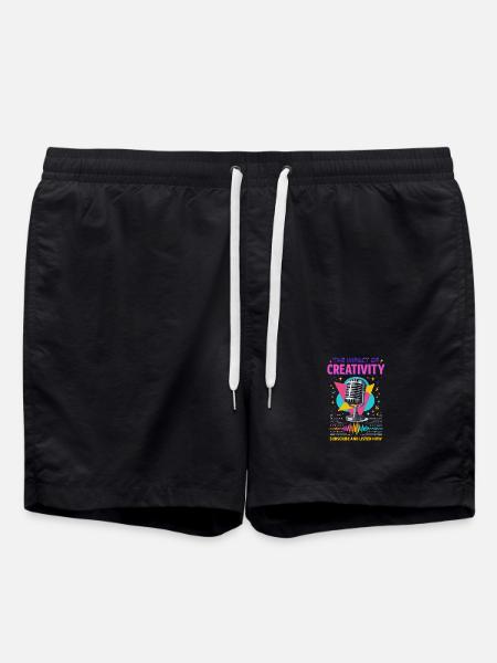 The power of creativity - Swim Trunks - black