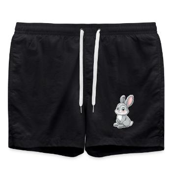 Lièvre - Short de bain - noir - Devant - AI Model Male 185 light (185cm)