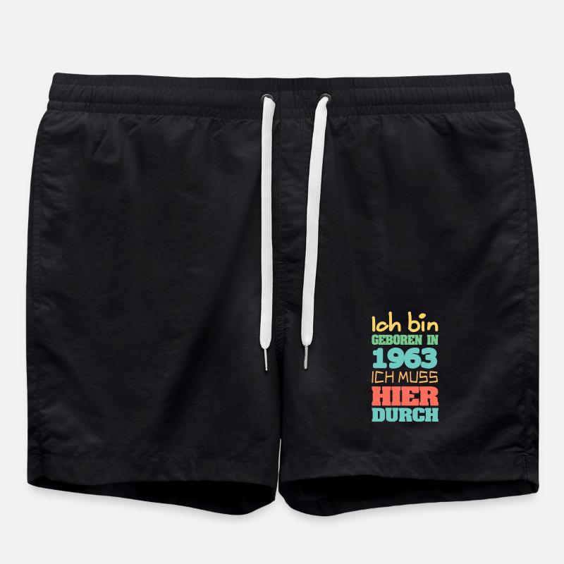 1963 - Swim Trunks - black