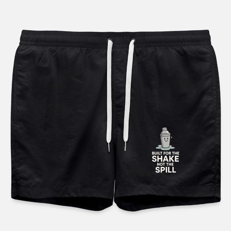 Shaker Stuck Beginner Mixologist - Swim Trunks - black