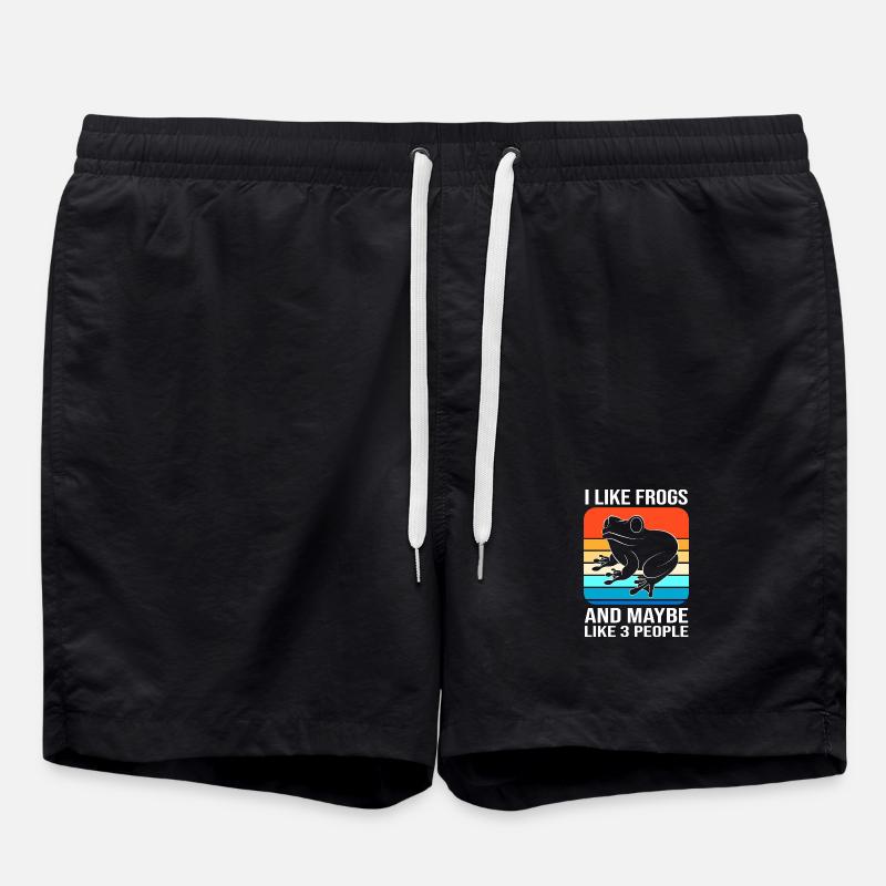 Tree Frog Frog - Swim Trunks - black