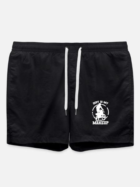 Dreck ist mein Make up - Badeshorts - Schwarz