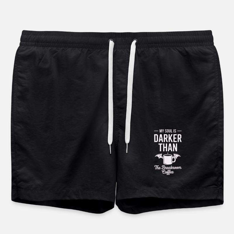 Darker Soul Breakroom Coffee - Swim Trunks - black
