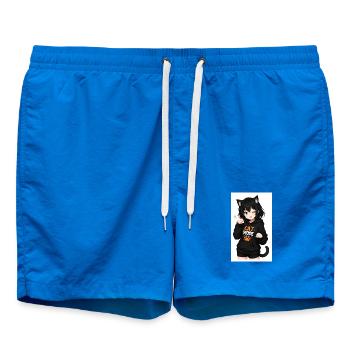 Héroïne Hoodie Mode Chat - Short de bain - cobalt blue - Devant