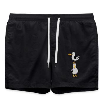 Seagulls Team 2 Amis - Short de bain - noir - Devant - AI Model Male 185 light (185cm)