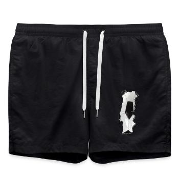 Portugal Map Frames Real Football - Swim Trunks - black - Front - AI Model Male 185 light (185cm)