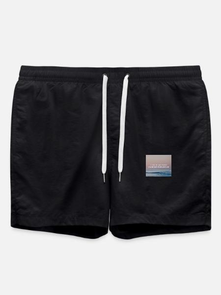 Ich will nur - Philipp Poisel - Badeshorts - Schwarz