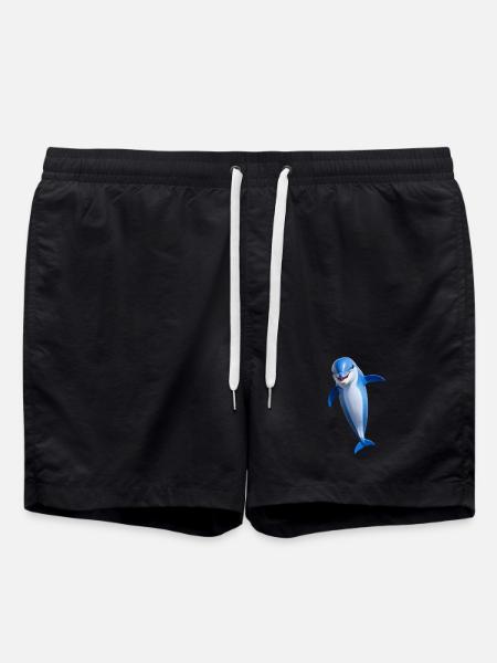 Dauphin joyeux - Short de bain - noir