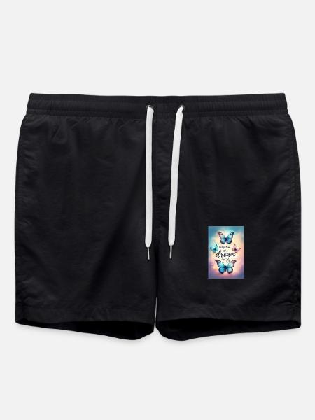 Dreaming Makes You Fly - Swim Trunks - black