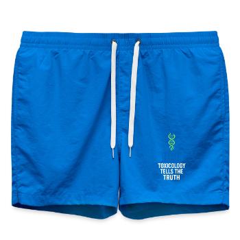 Forensic Chemist Crime Lab Toxicology - Swim Trunks - cobalt blue - Front
