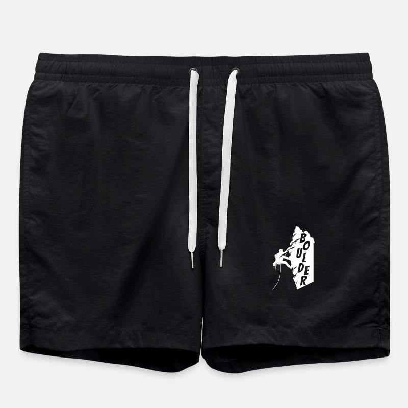 Climber Boulderer - Swim Trunks - black
